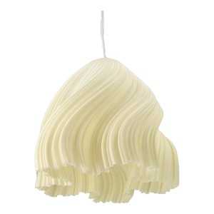 Lámpara colgante ondulada Blanca E27 impreso 3D 295 x 275mm
