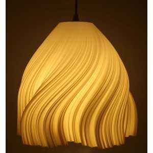 Lámpara colgante ondulada