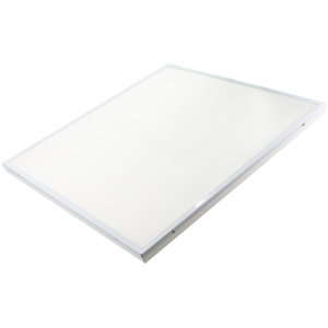 Plafón LED de superficie cuadrado 3000K 60x60 cm 50W, blanco slim