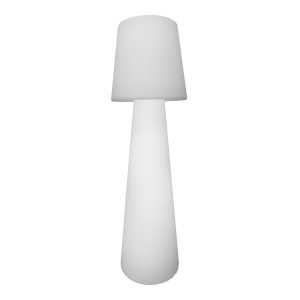 Lámpara de pie Exterior LED RGB, Ø53x198cm, IP54, Recargable, con control remoto